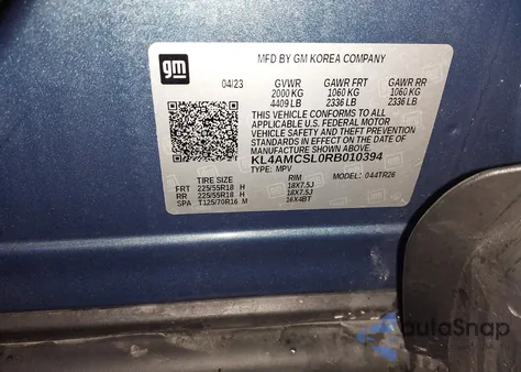 2024 Buick Encore Gx Preferred Awd from USA, damaged, VIN KL4AMCSL0RB010394